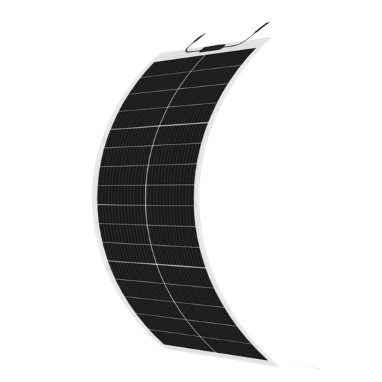 100W (1230*470*2mm, White) CPC Semi-Flexible Solar Panel